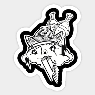 Ramen gaming cloud Sticker